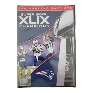 NEW‎ New England Patriots Super Bowl XLIX Champions dvd SEALED NFL Football